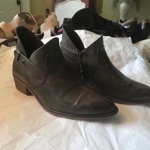 Olive colored Booties size 11